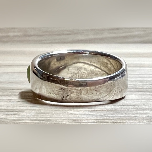 Vintage Designer Wilson Jim Sterling Silver Multi Stone Cobblestone Ring, Size 6 - Picture 4 of 10